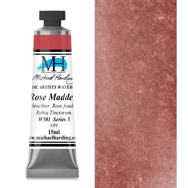 Michael Harding Artists Watercolor - Rose Madder, 15 ml