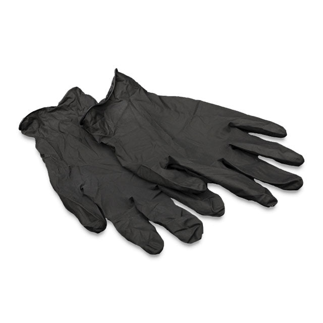 Disposable Black Vinyl-Nitrile Blend Gloves