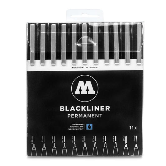 Blackliner Pens, Set of 11