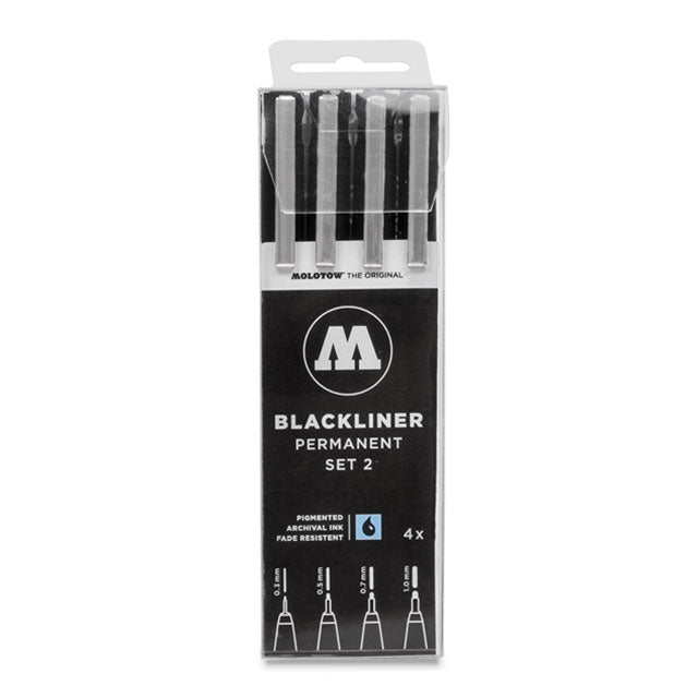 Blackliner Pens, Set 2, Set of 4