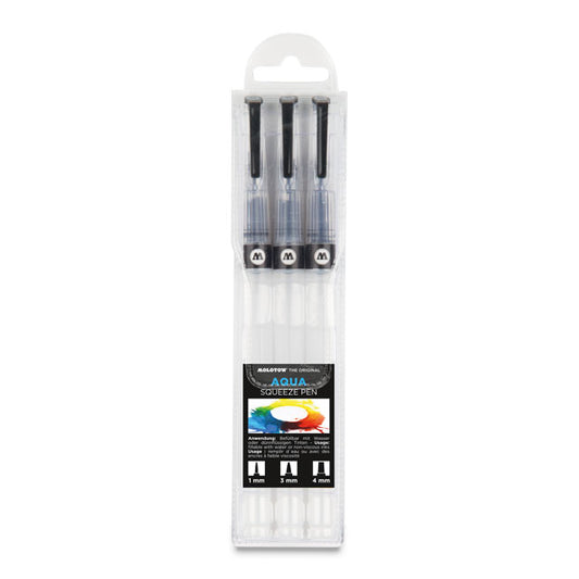 Aqua Squeeze Brush Pens, Set of 3