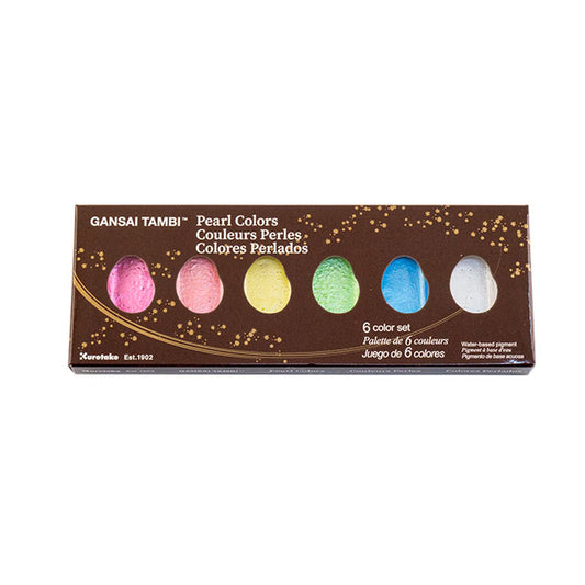 Gansai Tambi "Pearl Colors" Set of 6