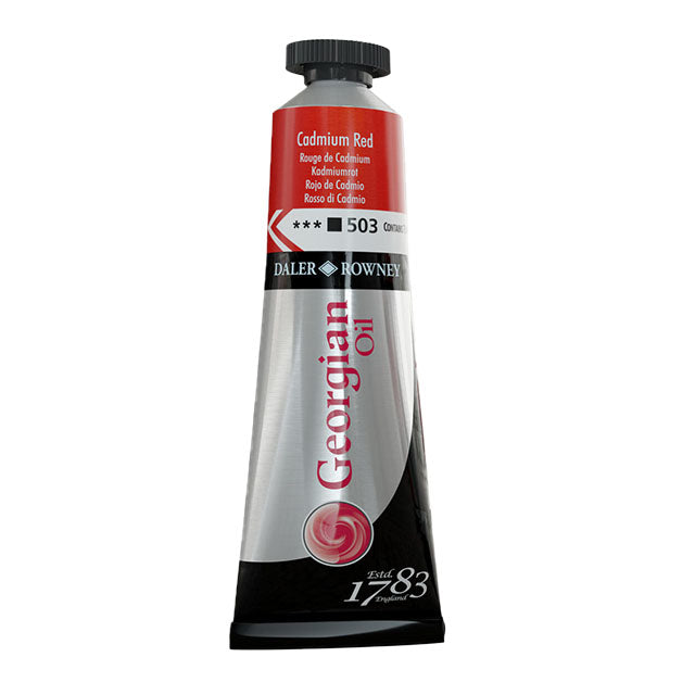 Daler-Rowney Georgian Oil Colors - Cadmium Red, 38 ml,