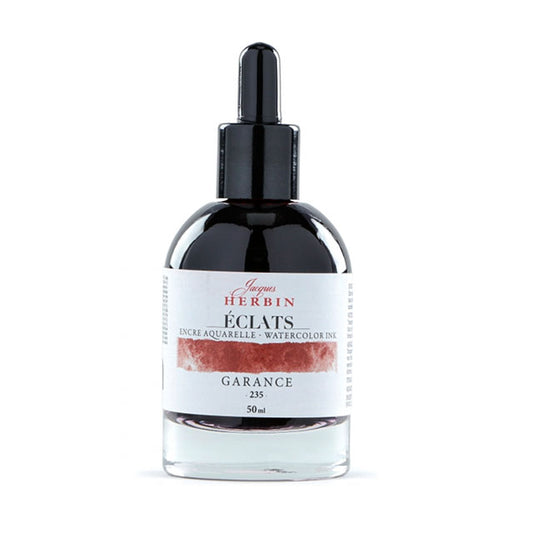 J Herbin Eclats Dye-Based Watercolor Ink - Garance, 50 ml.