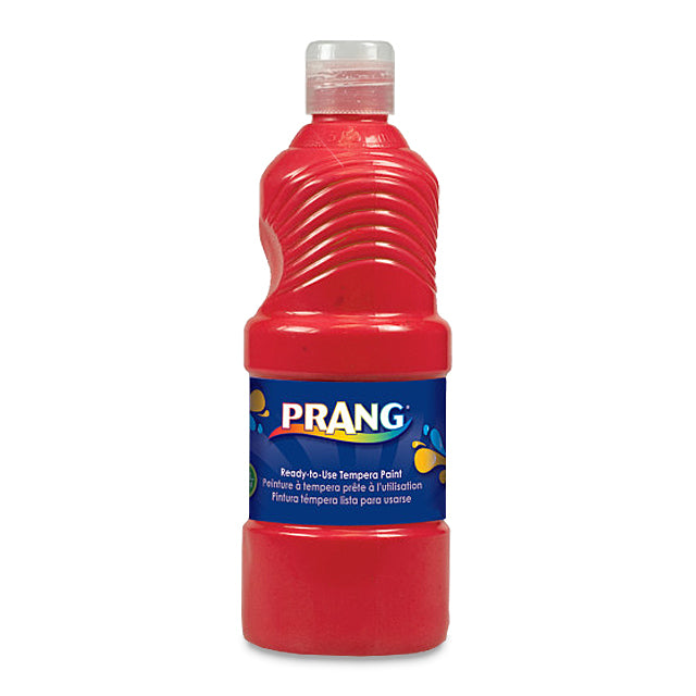 Prang Ready-to-Use Tempera Paint, Red, 16 oz.