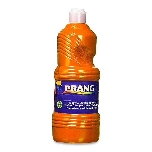 Prang Ready-to-Use Tempera Paint, Orange, 32 oz.