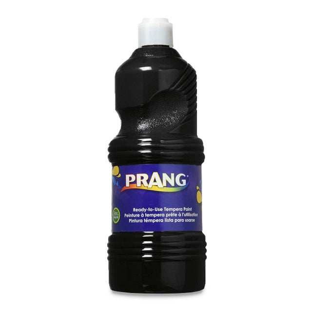 Prang Ready-to-Use Tempera Paint, Black, 32 oz.