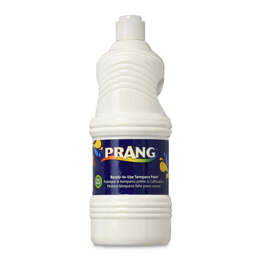 Prang Ready-to-Use Tempera Paint, White, 32 oz.