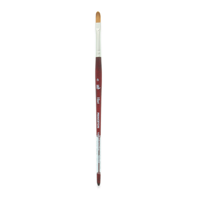 Princeton Velvetouch Series 3950 Synthetic Brush - Filbert, Size 6