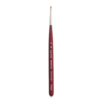 Princeton Velvetouch Series 3950 Synthetic Brush - Mini Angle Shader, Size 1/16"