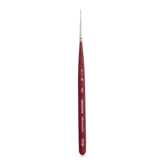 Princeton Velvetouch Series 3950 Synthetic Brush - Mini Liner, Size 20/0