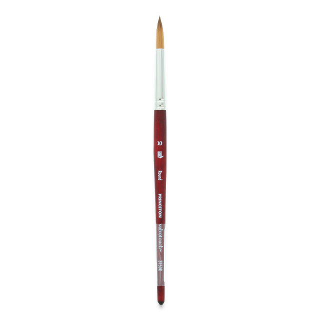 Princeton Velvetouch Series 3950 Synthetic Brush - Round, Size 10