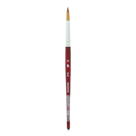 Princeton Velvetouch Series 3950 Synthetic Brush - Round, Size 10