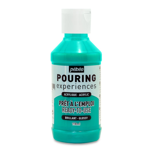 Pebeo Pouring Acrylic - Aqua Green, 118 ml