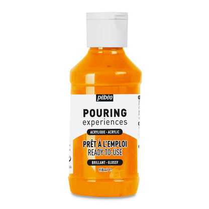 Pebeo Pouring Acrylic - Orange, 118 ml