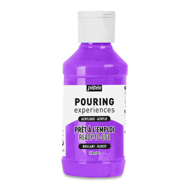 Pebeo Pouring Acrylic - Light Violet, 118 ml