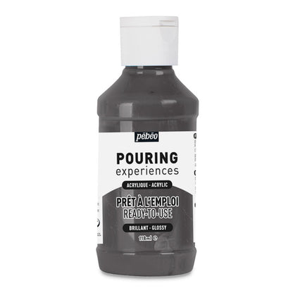 Pebeo Pouring Acrylic - Ivory Black, 118 ml