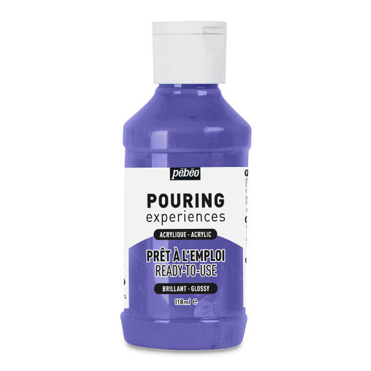 Pebeo Pouring Acrylic - Metallic Purple, 118 ml