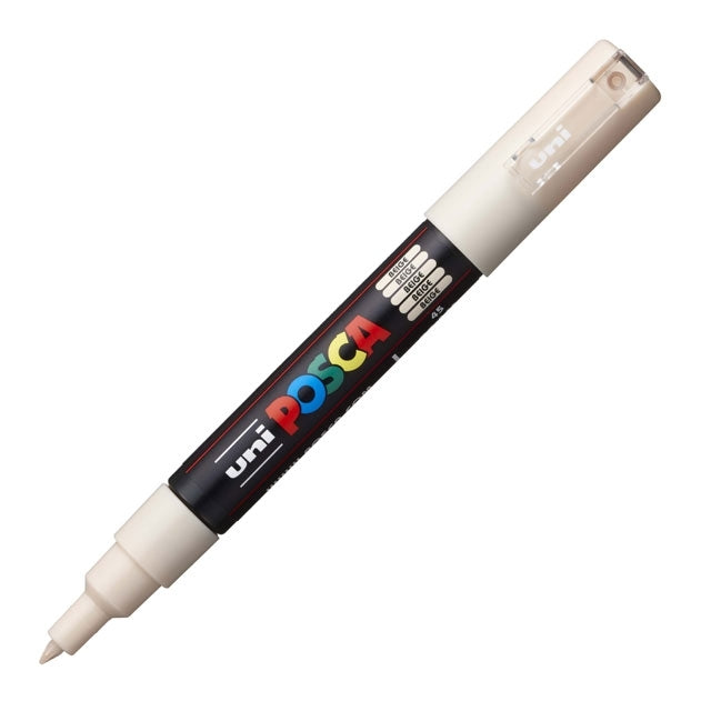 Paint Marker, PC-1MC Extra Fine Tip, Beige