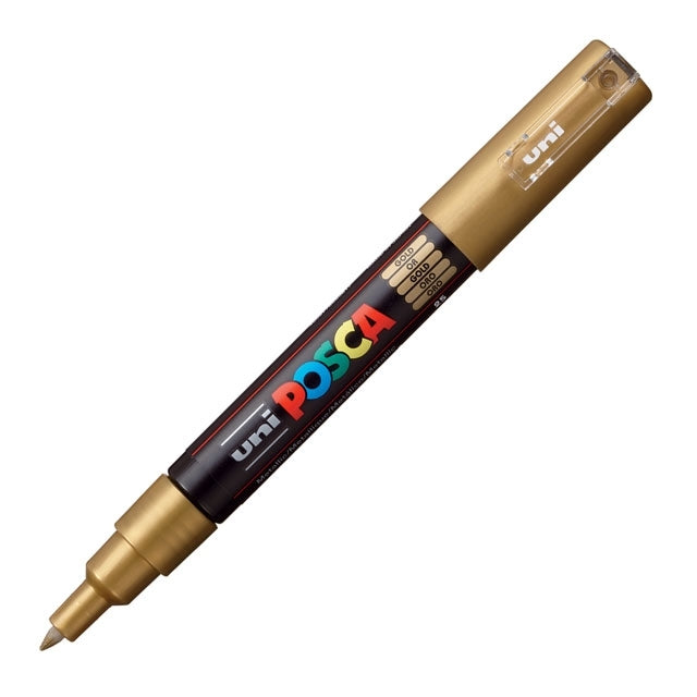 Paint Marker, PC-1MC Extra Fine Tip, Gold