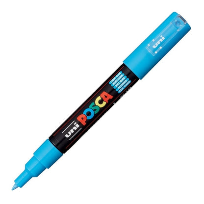 Paint Marker, PC-1MC Extra Fine Tip, Light Blue