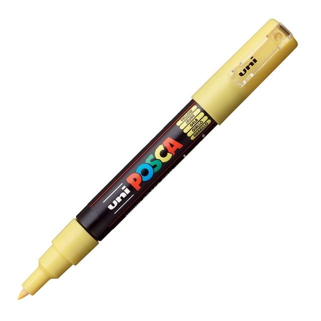 Paint Marker, PC-1MC Extra Fine Tip, Yellow