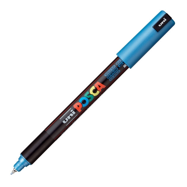 Paint Marker, PC-1MR Ultra Fine Tip, Metallic Blue