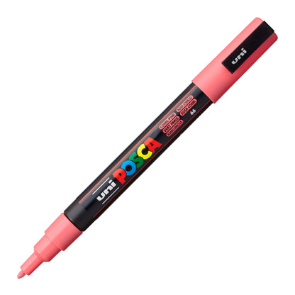 Posca Paint Marker - Fine Tip, Coral Pink