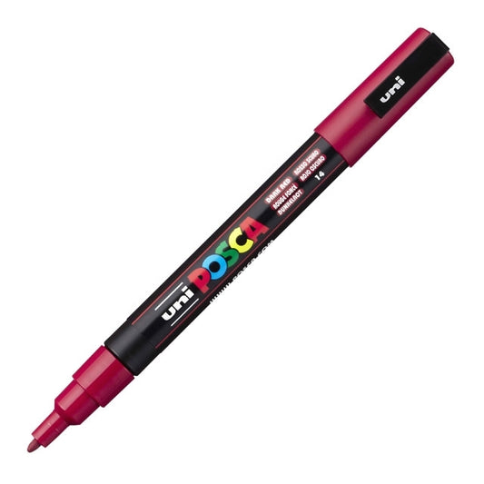 Paint Marker, PC-3M Fine Tip, Dark Red