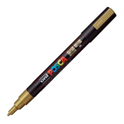 Paint Marker, PC-3M Fine Tip, Gold