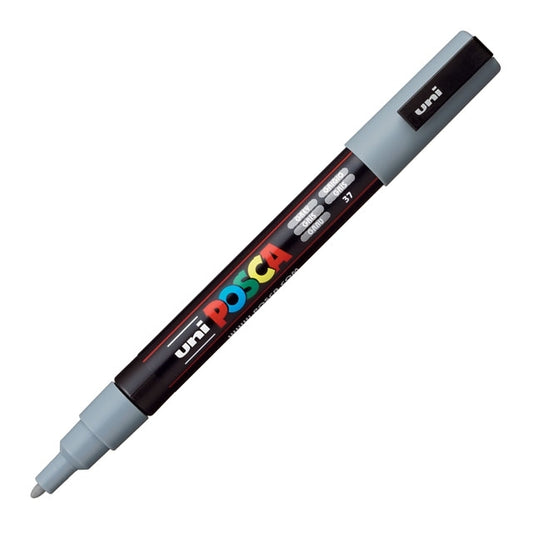 Paint Marker, PC-3M Fine Tip, Grey