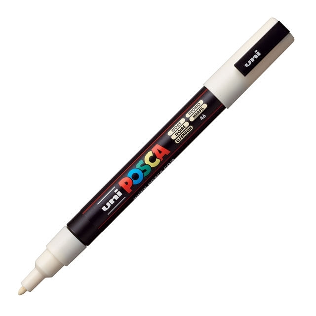 Paint Marker, PC-3M Fine Tip, Ivory