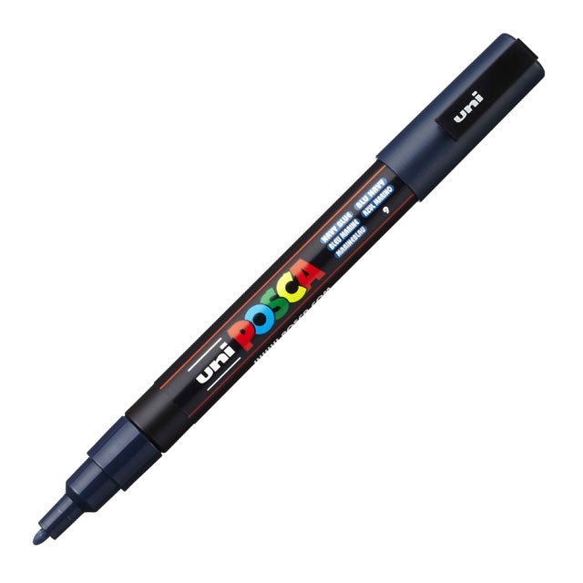 Paint Marker, PC-3M Fine Tip, Navy Blue