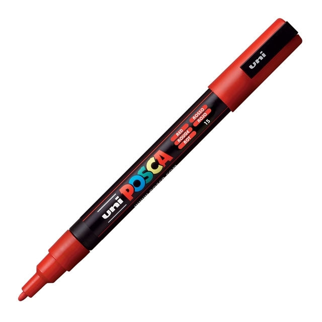 Paint Marker, PC-3M Fine Tip, Red