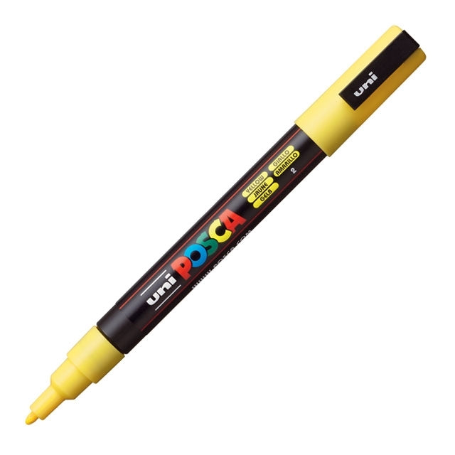 Paint Marker, PC-3M Fine Tip, Yellow