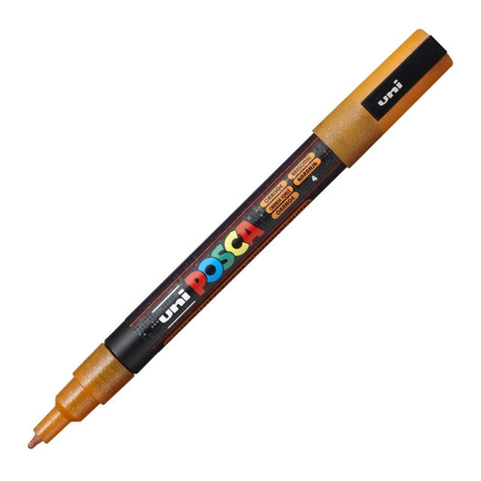 Paint Marker, PC-3M Fine Tip, Glitter Orange