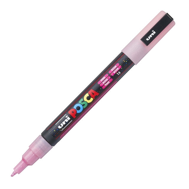 Paint Marker, PC-3M Fine Tip, Glitter Pink