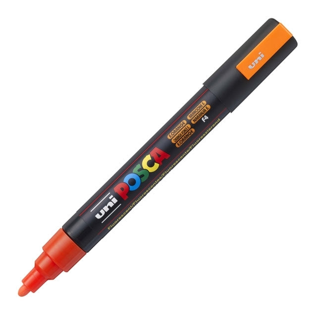 Paint Marker, PC-5M Medium Tip, Fluorescent Orange