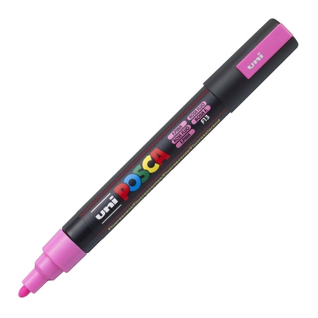 Paint Marker, PC-5M Medium Tip, Fluorescent Pink