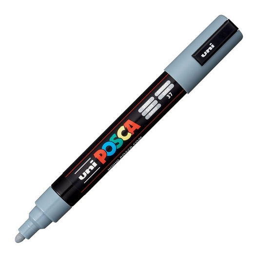 Paint Marker, PC-5M Medium Tip, Grey