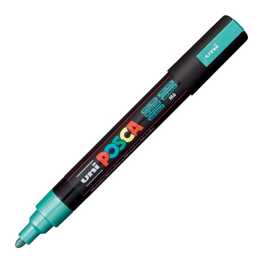 Paint Marker, PC-5M Medium Tip, Metallic Green