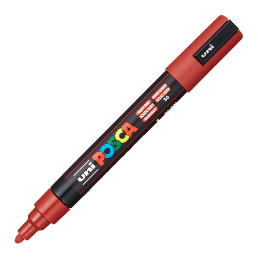 Posca Paint Marker - Medium Tip, Ruby Red