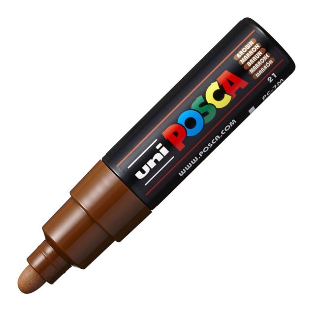 Paint Marker, PC-7M Bullet Tip, Brown