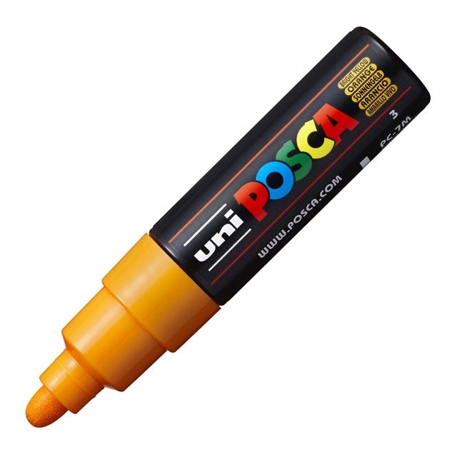 Paint Marker, PC-7M Bullet Tip, Bright Yellow