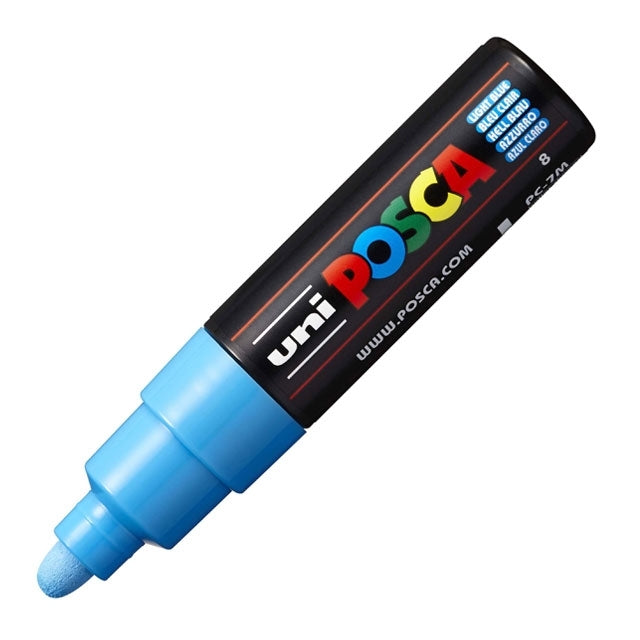 Paint Marker, PC-7M Bullet Tip, Light Blue