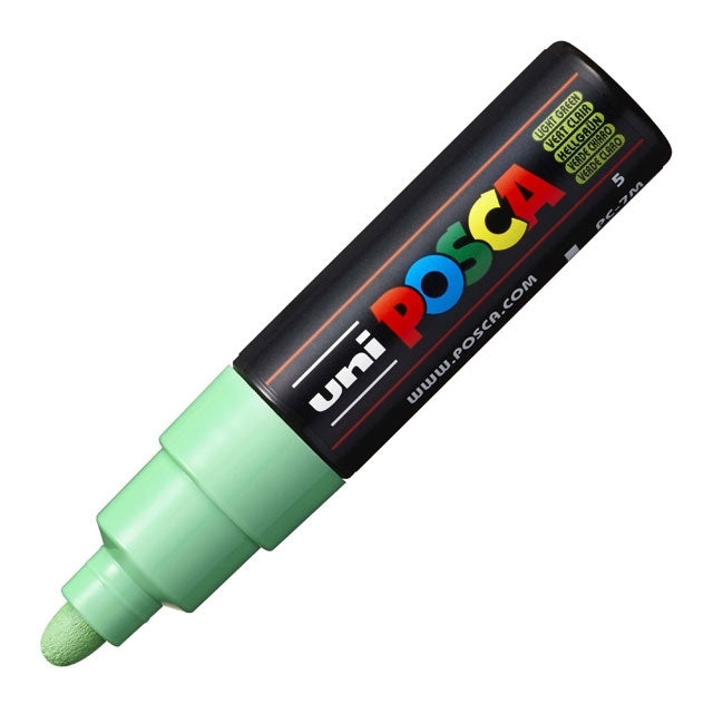 Paint Marker, PC-7M Bullet Tip, Light Green