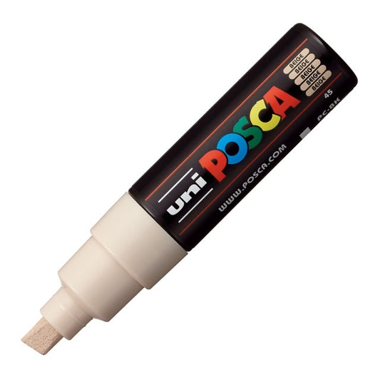 Paint Marker, PC-8K Chisel Tip, Beige