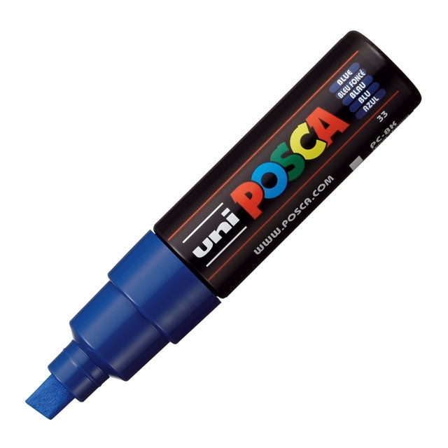 Paint Marker, PC-8K Chisel Tip, Blue