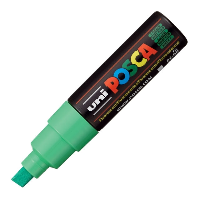 Paint Marker, PC-8K Chisel Tip, Fluorescent Green