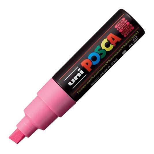 Paint Marker, PC-8K Chisel Tip, Fluorescent Pink